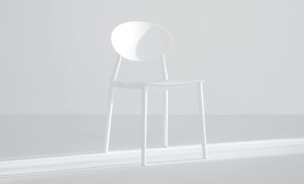 a chair in some light